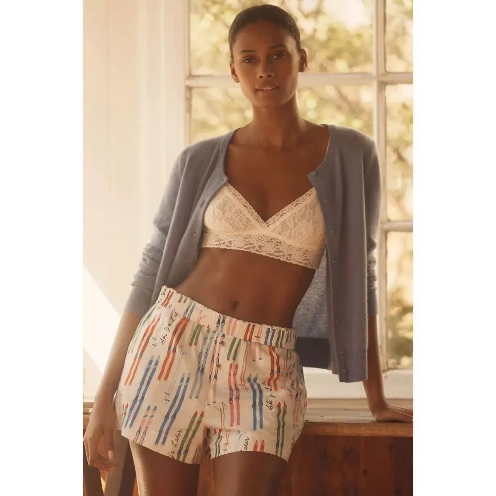 The Wren Boxer Shorts Emily Taylor Ski Print XL
